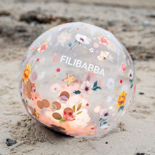 Надуваема Морска Топка Alfie Ocean Blossom Confetti Fi-03616 Filibabba Розова 40x40x40