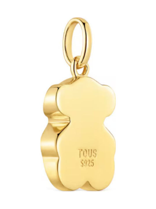 Tous Icon Color Charm από Επιχρυσωμένο Ασήμι