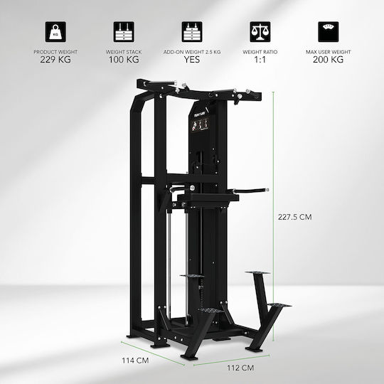 Tunturi Όργανο Δικεφάλων/Τρικεφάλων με Βάρη 100kg