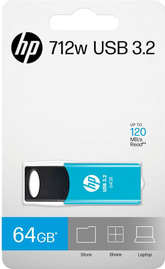 HP 64GB USB 3.2 Stick Μπλε
