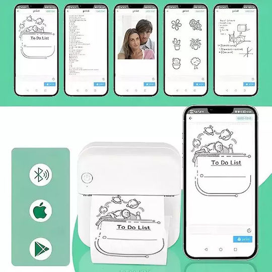 Portable Thermal Receipt Printer Bluetooth / USB