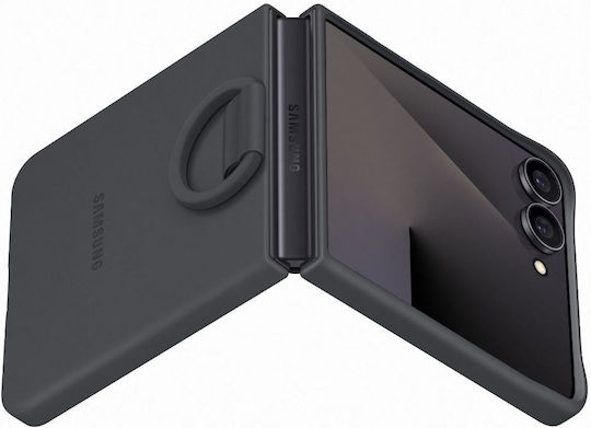Samsung Book Σιλικόνης Μαύρο (Galaxy Z Flip7)
