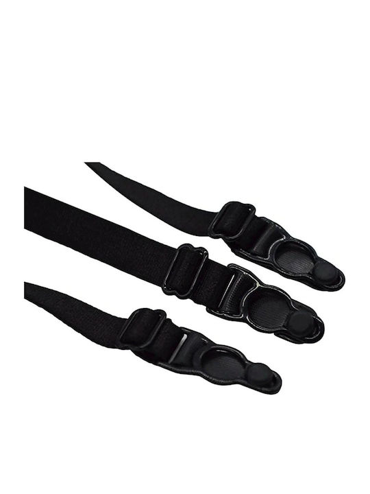 Set 2 Breteli Pentru Prinderea Cămășii Zola Material Elastic Circumferință 41-65 Cm 3 Prinderi