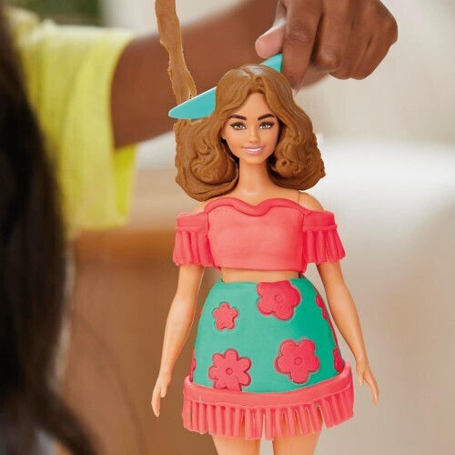 Hasbro Play-doh Barbie Florals Fringe Σετ G1360