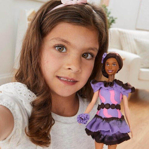 Hasbro Play-doh Barbie Fashionista Ruffles Σετ G1359