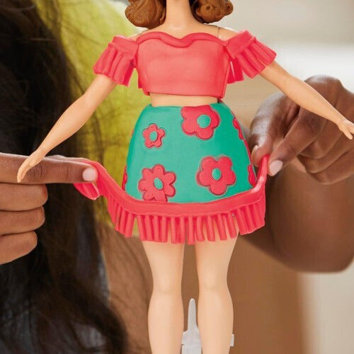 Hasbro Play-doh Barbie Florals Fringe Σετ G1360