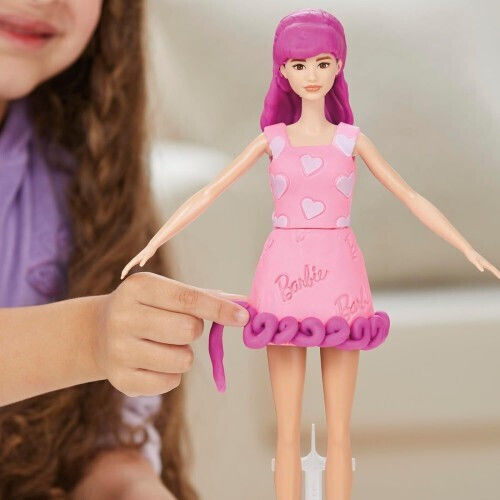 Hasbro Play-doh Barbie Hearts Hair Doll Set Σετ G1357