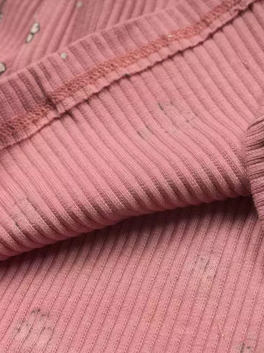 Set pentru copii cu colanți Iarnă 3buc Pink