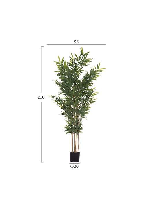 Διακοσμητικο Συνθετικο Φυτο Hm4737 Bamboo Γλαστρα 20x95x200υεκ