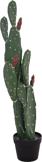 Plantă Sintetică Decorativă Hm4748 Cactus Ghiveci 16x20x85cm
