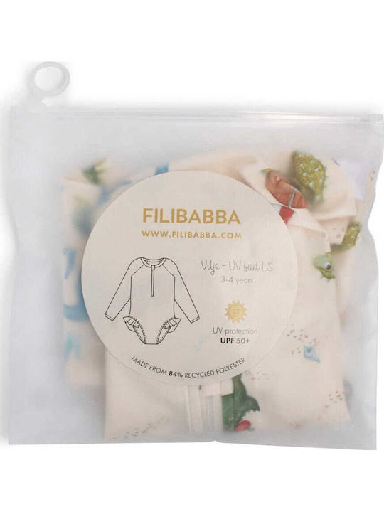 Filibabba Детски Бански Една част Ecru Beige