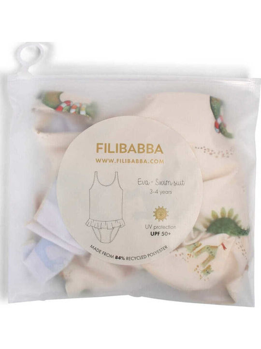 Filibabba Детски Бански Една част Ecru Beige