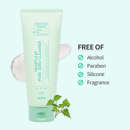 OOTD Heartleaf Pore Zero Foam Cleansing Face 200ml