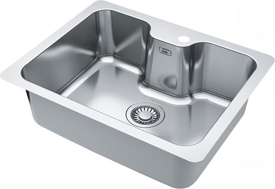 Franke Bell Bcx 110-55 Tl Υποκαθήμενος Inox Μ61xΠ48cm Ασημί