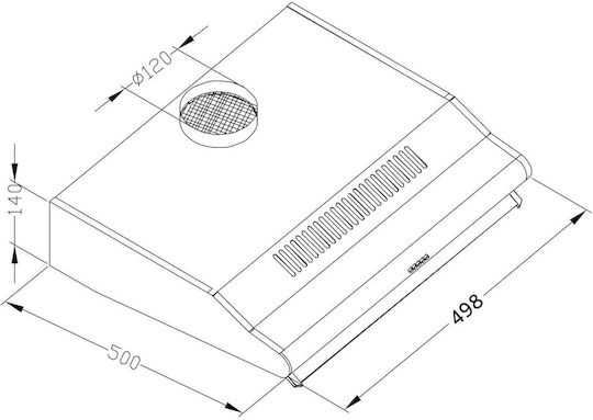 Berdsen Independentă Hotă 50cm Inox