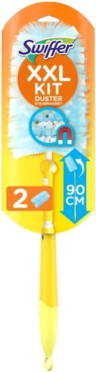 Swiffer Duster Feather Duster with Handle & Refills 2 Pieces 90cm
