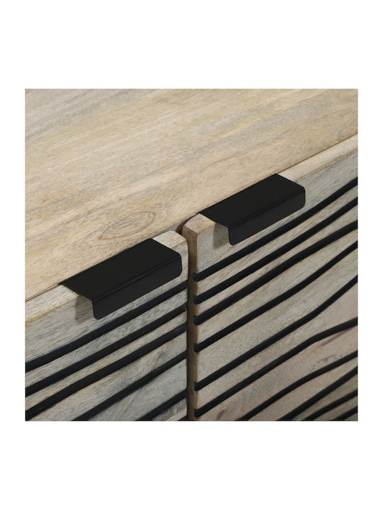 Kleiderschrank Büro Λευκό Και Μαύρο 60x33.5x75cm