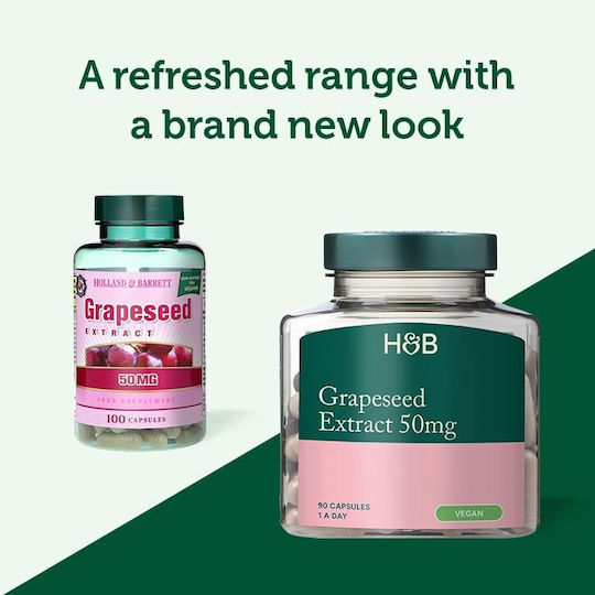 Holland & Barrett Grapeseed Extract 50мг 90 капси