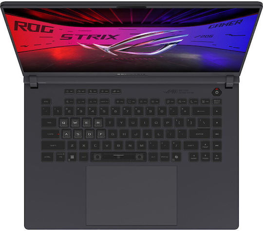 Asus ROG Strix G16 G615JMR-S5050 16" QHD+ (i7-14650HX/16GB/512GB SSD/GeForce RTX 5060/Без операционна система) Сив цвят Eclipse Gray (US Клавиатура)