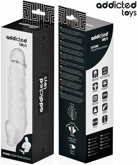 Addicted Toys Penis-Verlängerung Transparent 27cm