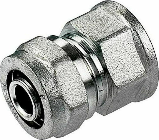 Pipe Niple Female Φ16x1/2"x2.0 Multilayered Mechanical Compression