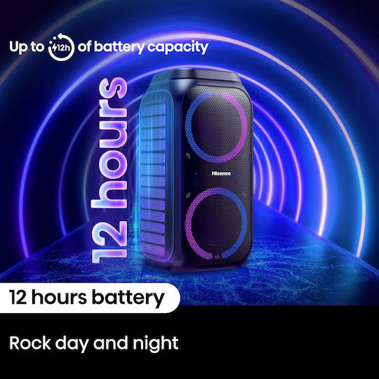 Hisense PR160 Bluetooth Speaker 30W with Battery Life up to 12 hours Black