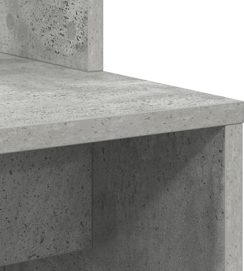 Kids Desk Concrete Grey 78.5x37x154.5cm