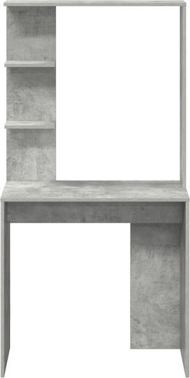 Kids Desk Concrete Grey 78.5x37x154.5cm