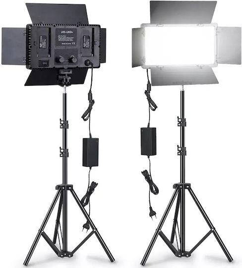 Kit De Iluminare Pentru Fotografie Și Video Cu Lumină Continuă 3 Corpuri De Iluminat 40W 3200 - 5600K