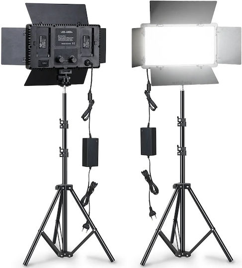 Kit De Iluminare Pentru Fotografie Și Video Cu Lumină Continuă 3 Corpuri De Iluminat 40W 3200 - 5600K