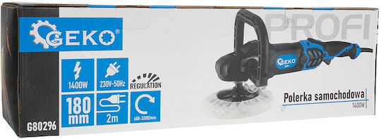 Geko G80296 Rotary Polisher 1400W with Speed Control
