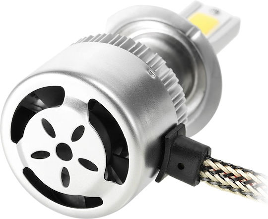 Set 2 LED Крушки за Автомобил H7 36W 3800 Лумена 6000K Flexzon
