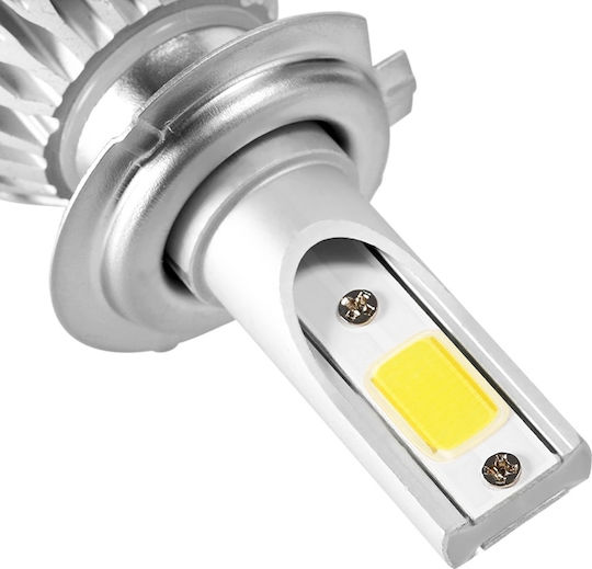 Set 2 LED Крушки за Автомобил H7 36W 3800 Лумена 6000K Flexzon