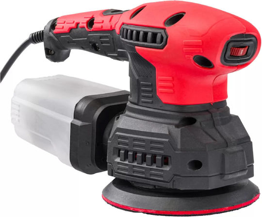 Red Technic Electric Eccentric Sander 125mm Electric 1300W with Speed Control and with Suction System