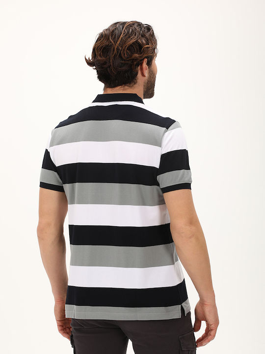 Polo Short Sleeve Blouse Gray