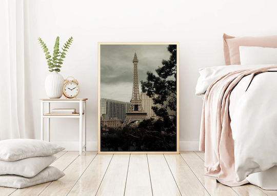 Πίνακας View Eiffel Tower Replica In A Cityscape Άποψη Του Αντιγράφου Του Πύργου Του Άιφελ Ένα Αστικό Τοπίο 50x80
