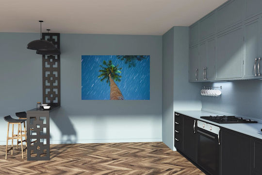 Πίνακας Palm Tree Under Starry Night Φοίνικας Κάτω Έναστρη Νύχτα 150x100