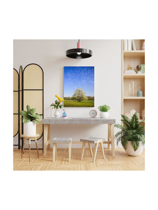Πίνακας Tree Under Starry Night Sky Δέντρο Κάτω Έναστρο Νυχτερινό Ουρανό 100x150