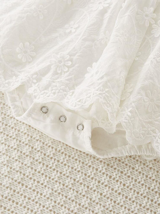 Nannie Alb Rochie de Botez