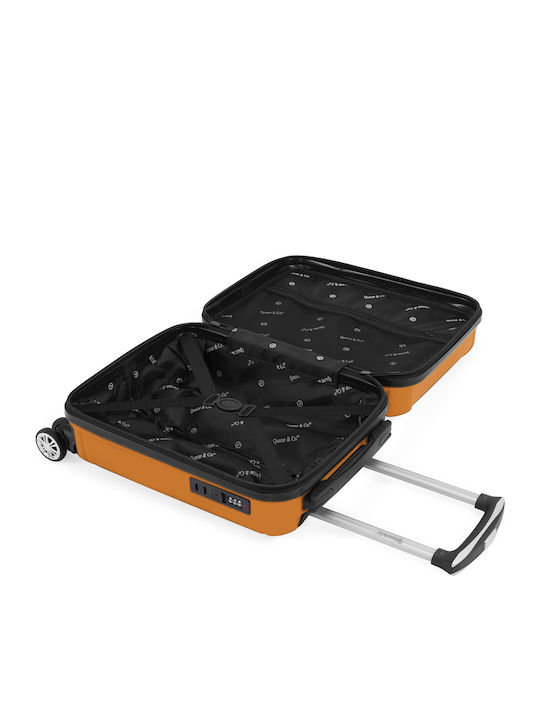 Quasar Reisekoffer Hartschalen Camel mit 4 Räder Set 2Stück