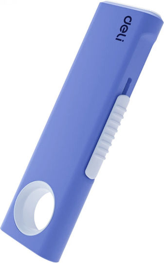 Deli Folding Knife with Blade Width 19mm Blue