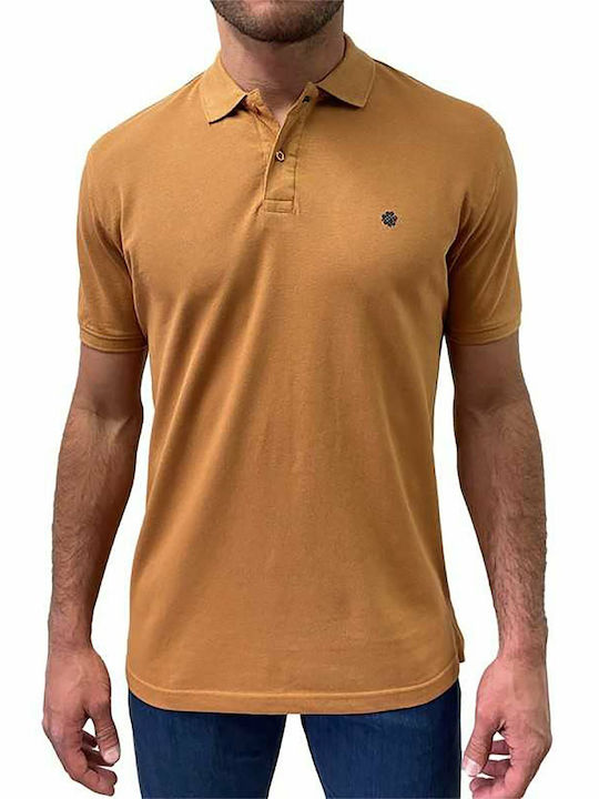 Polo Short Sleeve Blouse Brown