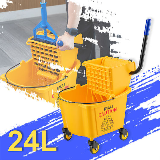 Bakaji Καρότσι Καθαρισμού 23lt