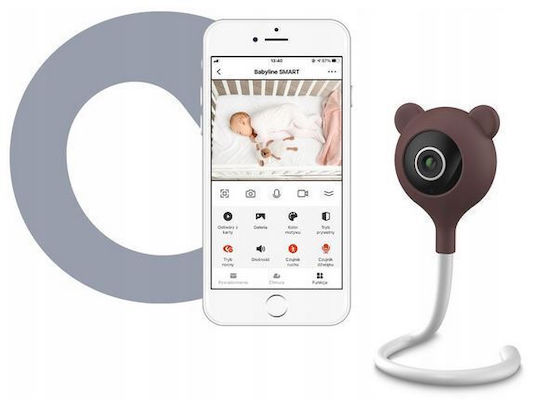 Lionelo Babyline Smart Drahtlose Babyüberwachung , mit Zwei-Wege-Kommunikation & Schlaflieder