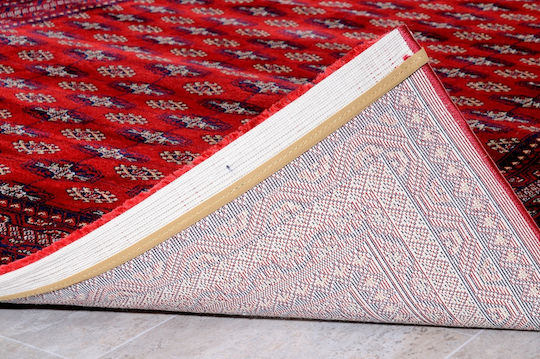 Tzikas Carpets Dubai 62096-010 Teppich Rechteckig Synthetisch,Polyester/Cotton/Leather Burgundy Red