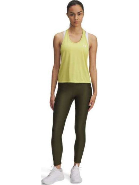 Training Damen Gekürzte Khaki Leggings