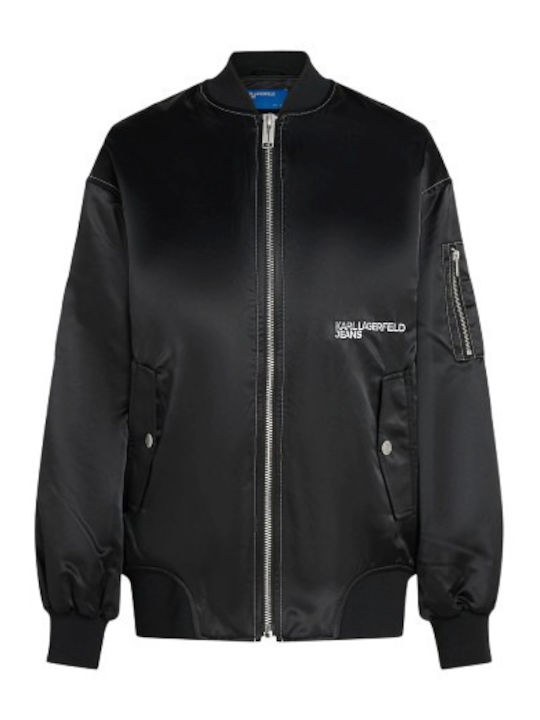 Γυναικείο Bomber Jacket Μαύρο