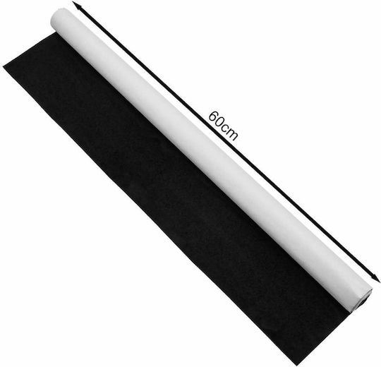 Car Sticker Waterproof Fabric Repair Alcantara Suede Roll 100x60cm Black W17319-3b