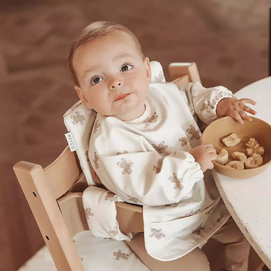 Meyco Impermeabila Salopetă Plastic cu autocolant & Mâneci Gingerbread