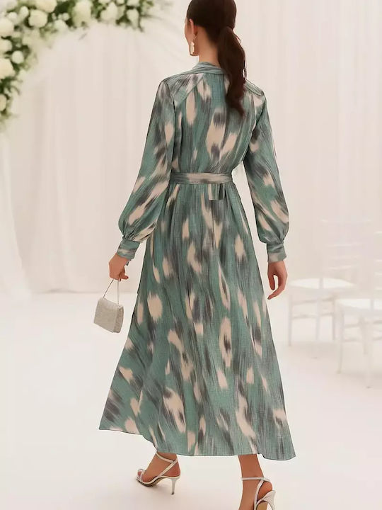 Rochie Midi Pentru Nuntă / Botez Verde